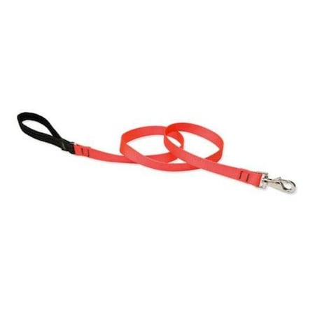 Lupine Pet Lupine 52559 1 in. Blaze Orange 6 ft. Padded Handle Dog Leash 52559
